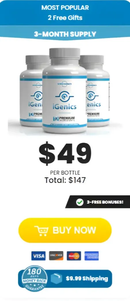 iGenics-3 bottle price